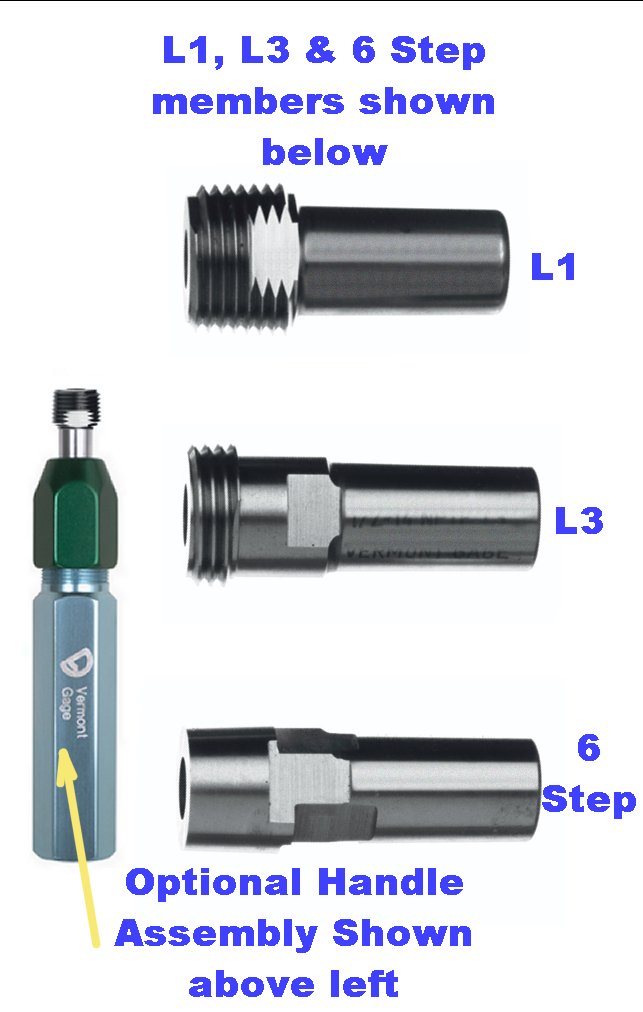 3 inch-8 NPSM 2A GO Ring Calibration Plug Gages - Click to zoom in