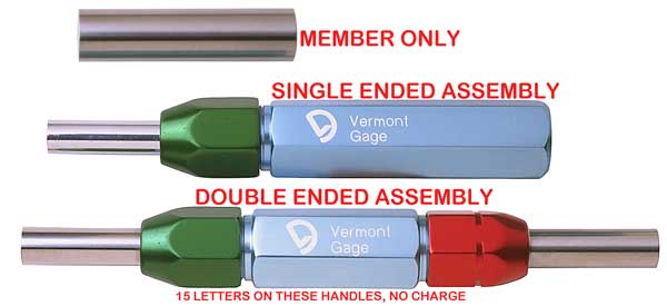 ZZ Single Ended Plug Gage .1801-2810in (4.58-7.14mm) - Click to zoom in